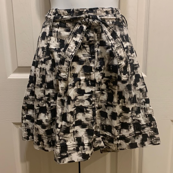 LOFT Dresses & Skirts - Ann Taylor Loft Black/White A-line skirt